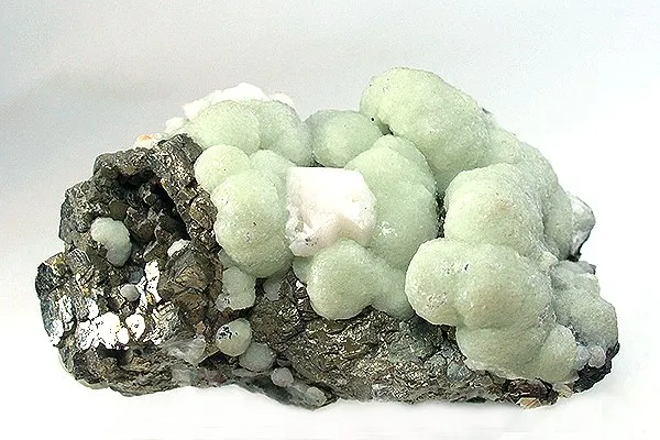 Prehnite, Pyrite image