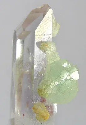 Prehnite, Quartz - image 2