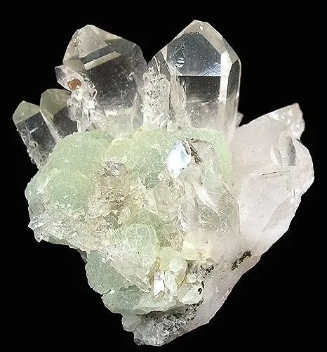 Prehnite, Quartz image