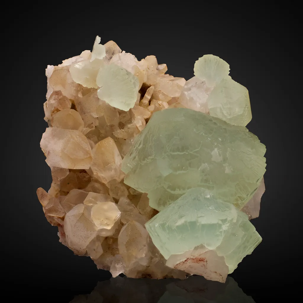 Prehnite, Quartz image