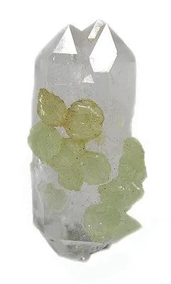 Prehnite, Quartz image