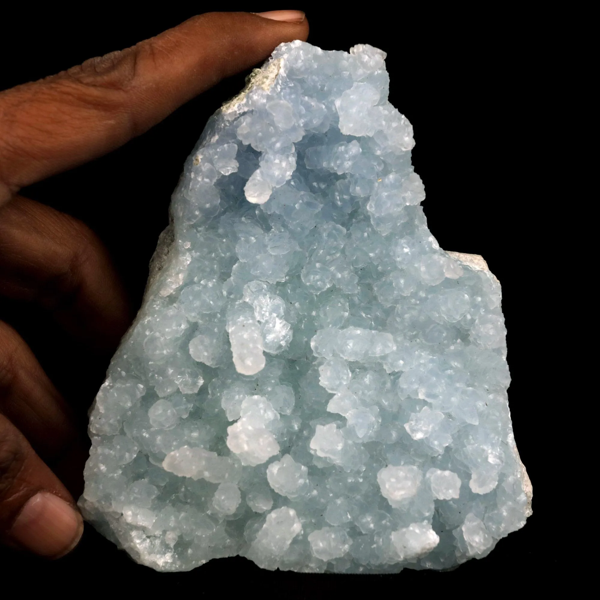 Prehnite Stalactite on Cluster Natural Mineral Specimen - image 4