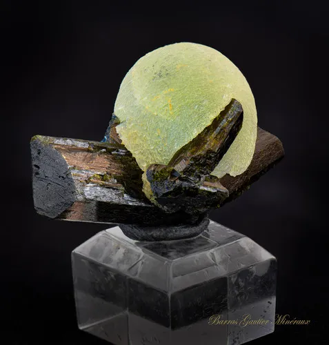 Prehnite sur Epidote image