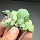 Prehnite with Babingtonite, Calcite (1326) - image 2