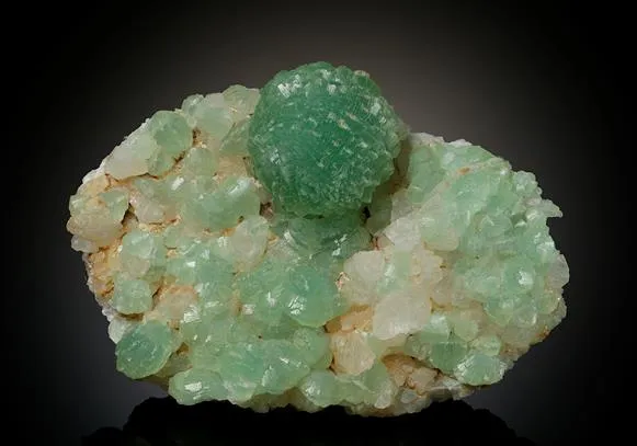 Prehnite with Calcite - image 1