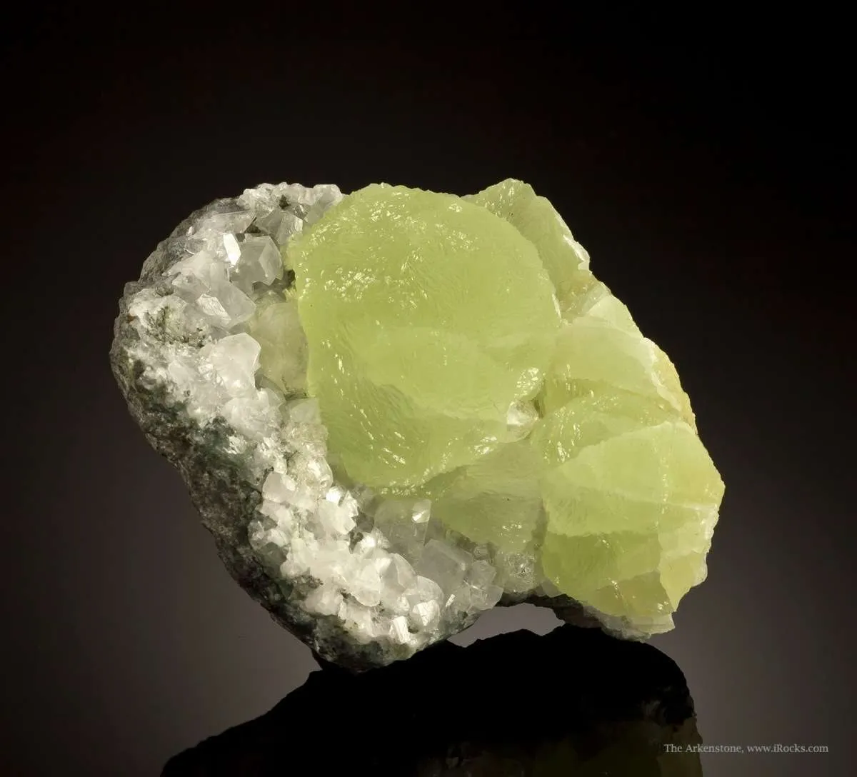 Prehnite With Calcite - image 1