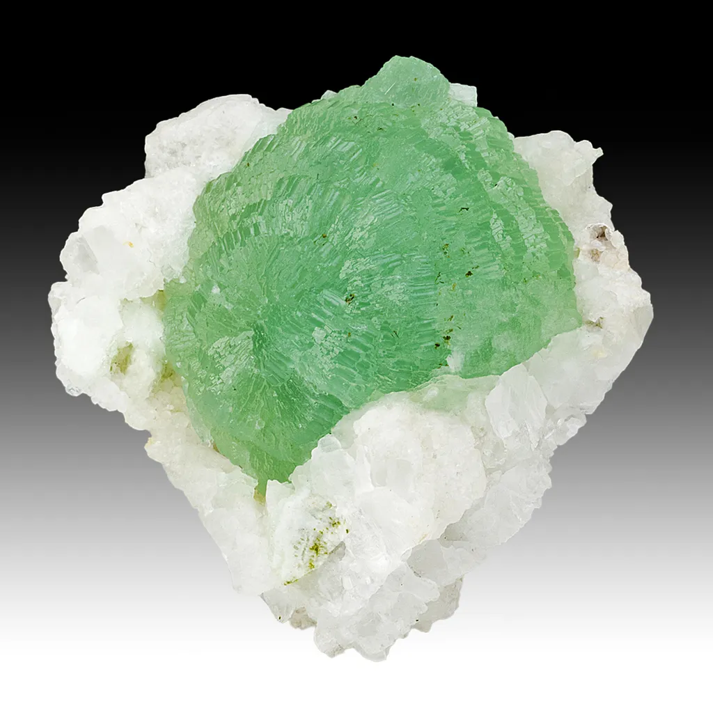 Prehnite with Calcite image