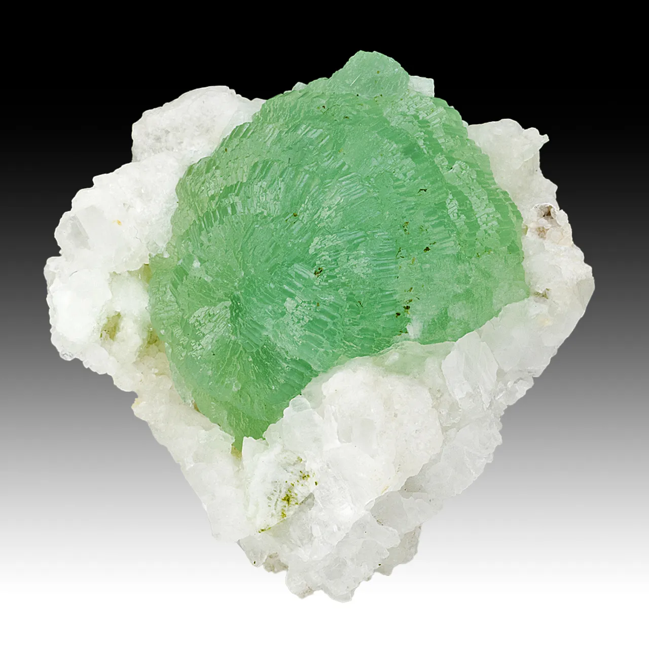 Prehnite with Calcite - image 1