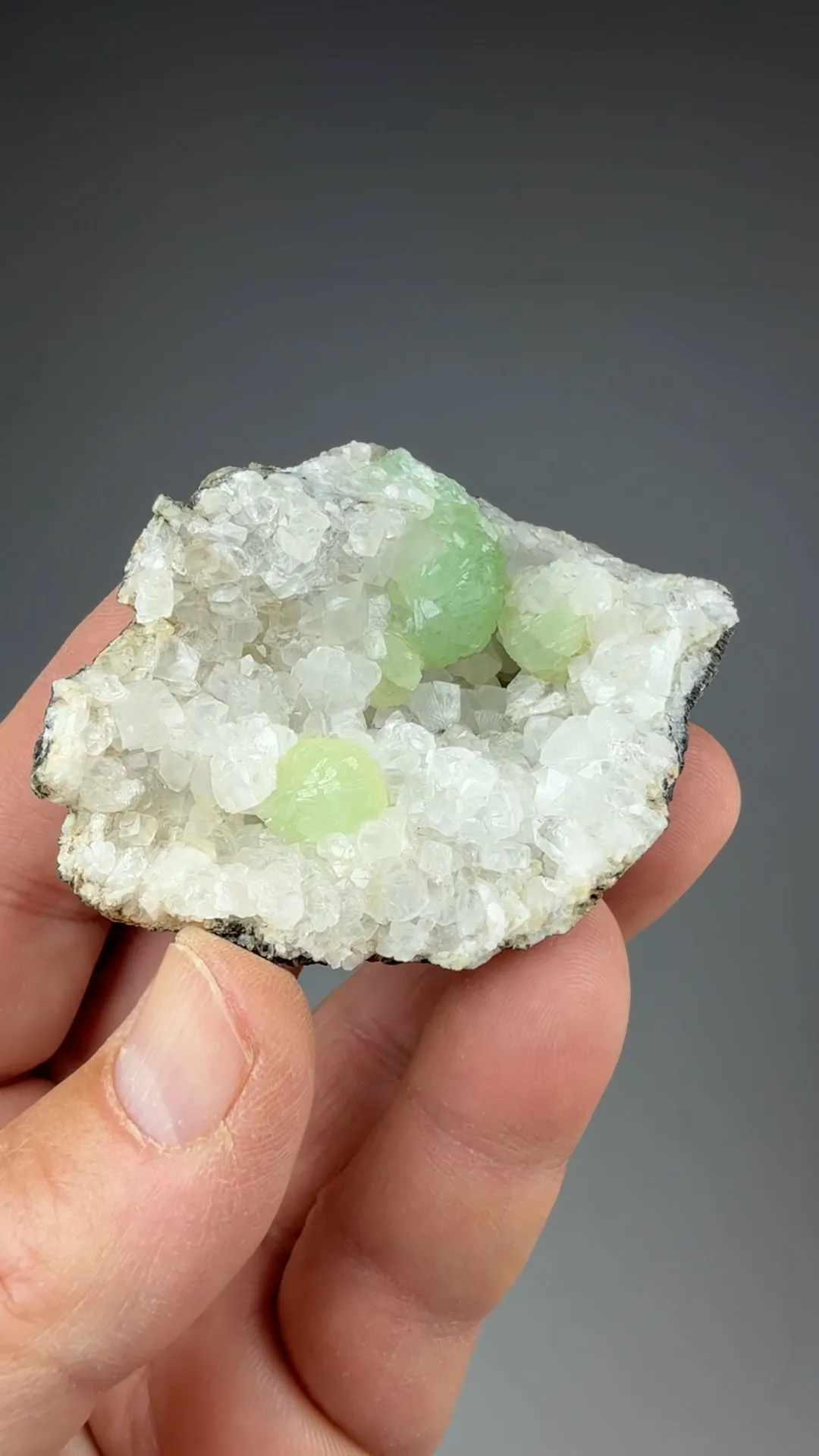 Prehnite with Calcite - image 2