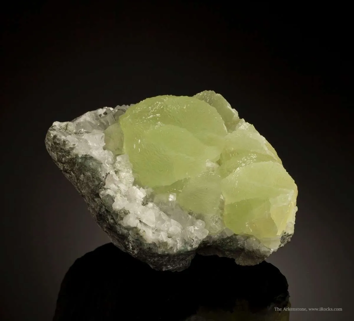 Prehnite With Calcite - image 3