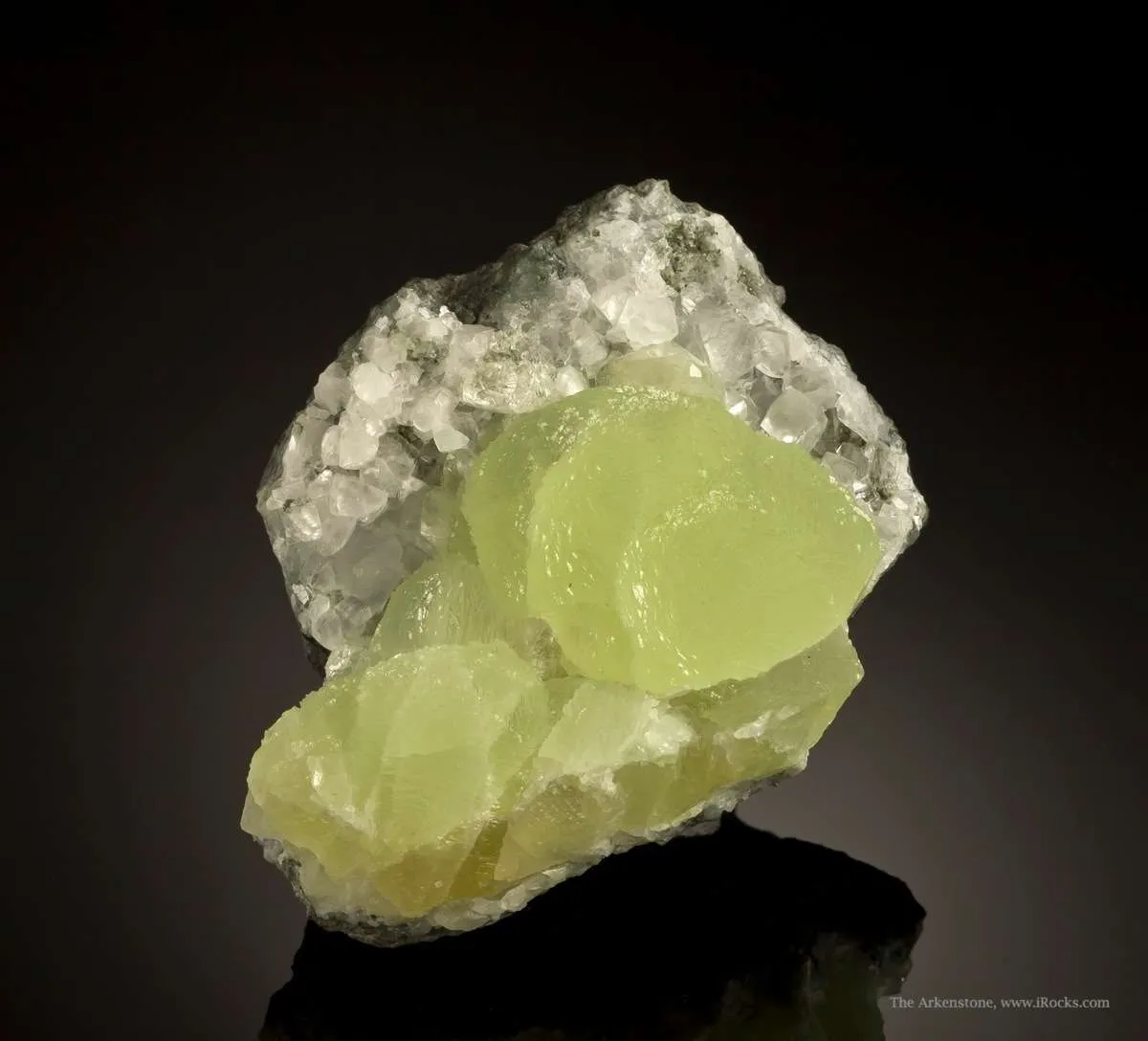 Prehnite With Calcite - image 4