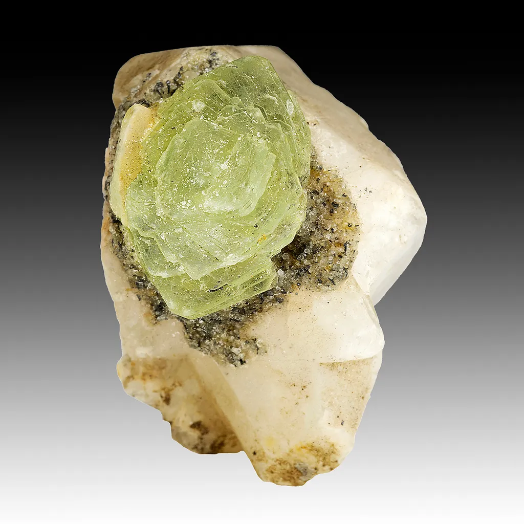 Prehnite with Calcite (fake) image