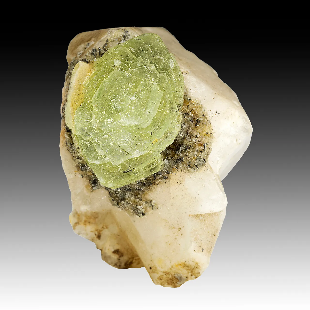 Prehnite with Calcite (fake) - image 1