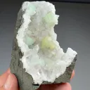 Prehnite with Calcite, Quartz - image 2