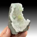 Prehnite with Calcite, Quartz - image 1