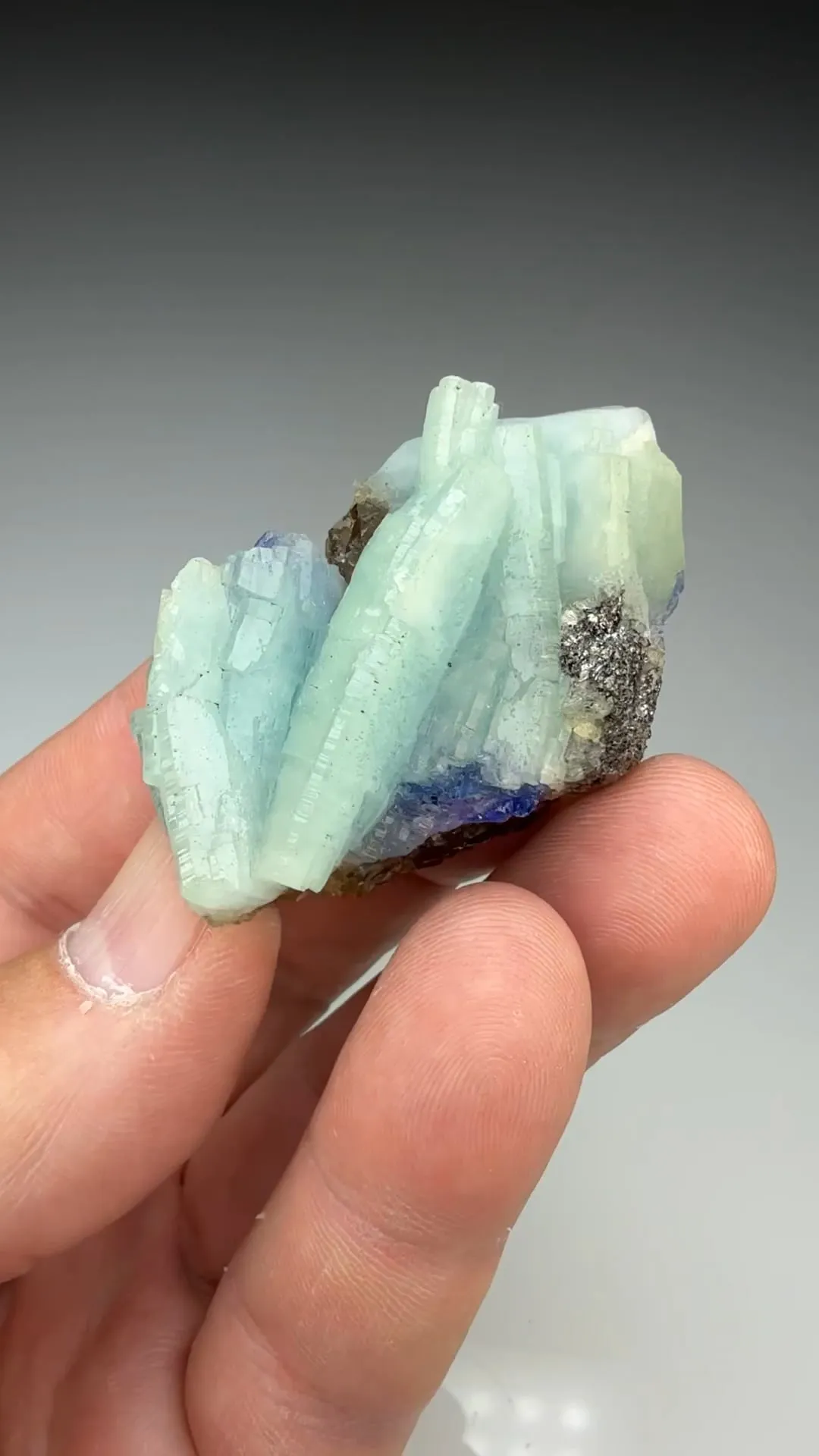 Prehnite with Graphite, Zoisite (2152) - image 2