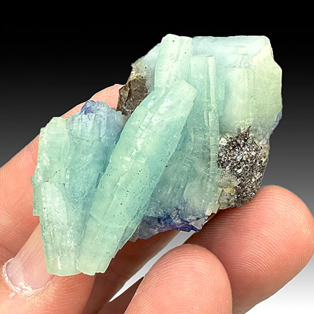 Prehnite with Graphite, Zoisite (2152) - image 1