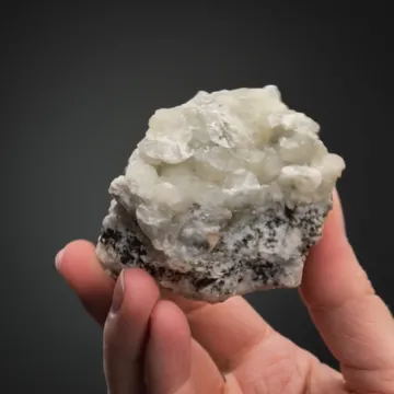 Prehnite with Greenockite