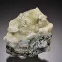 Prehnite with Greenockite - image 1