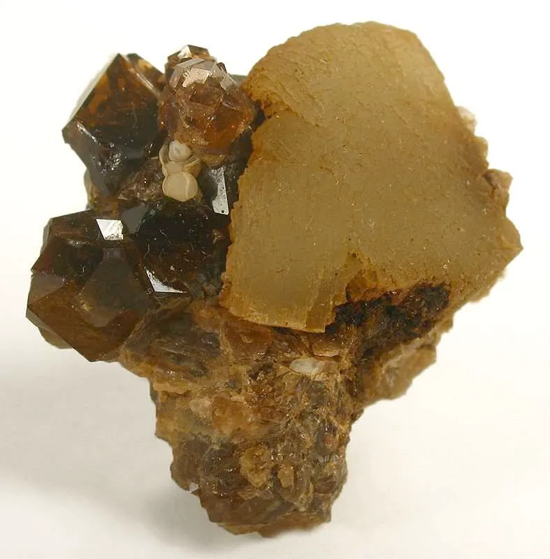 Prehnite With Grossular Garnet - image 2