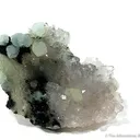 Prehnite With Manganbabingtonite And Quartz - image 1