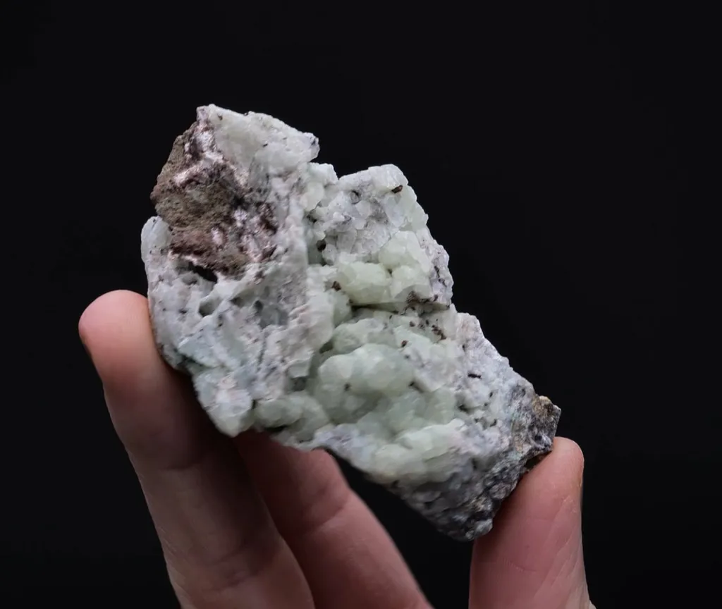 Prehnite with NATIVE Copper - image 2