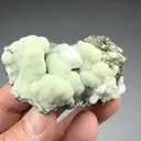 Prehnite with Pyrite, Calcite (2076) - image 2