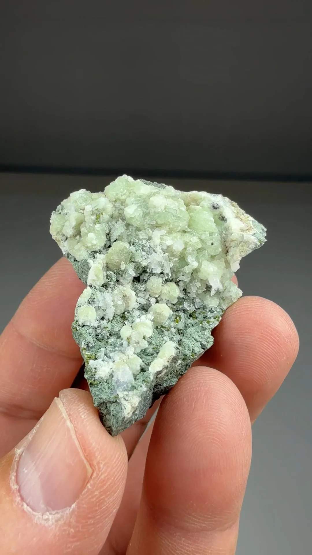 Prehnite with Quartz, Epidote, Copper - image 2