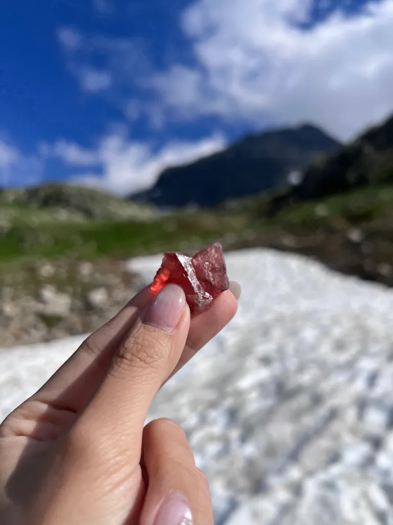 Premium Twin Octahedral Red Fluorite | Göscheneralp, Uri, Switzerland image