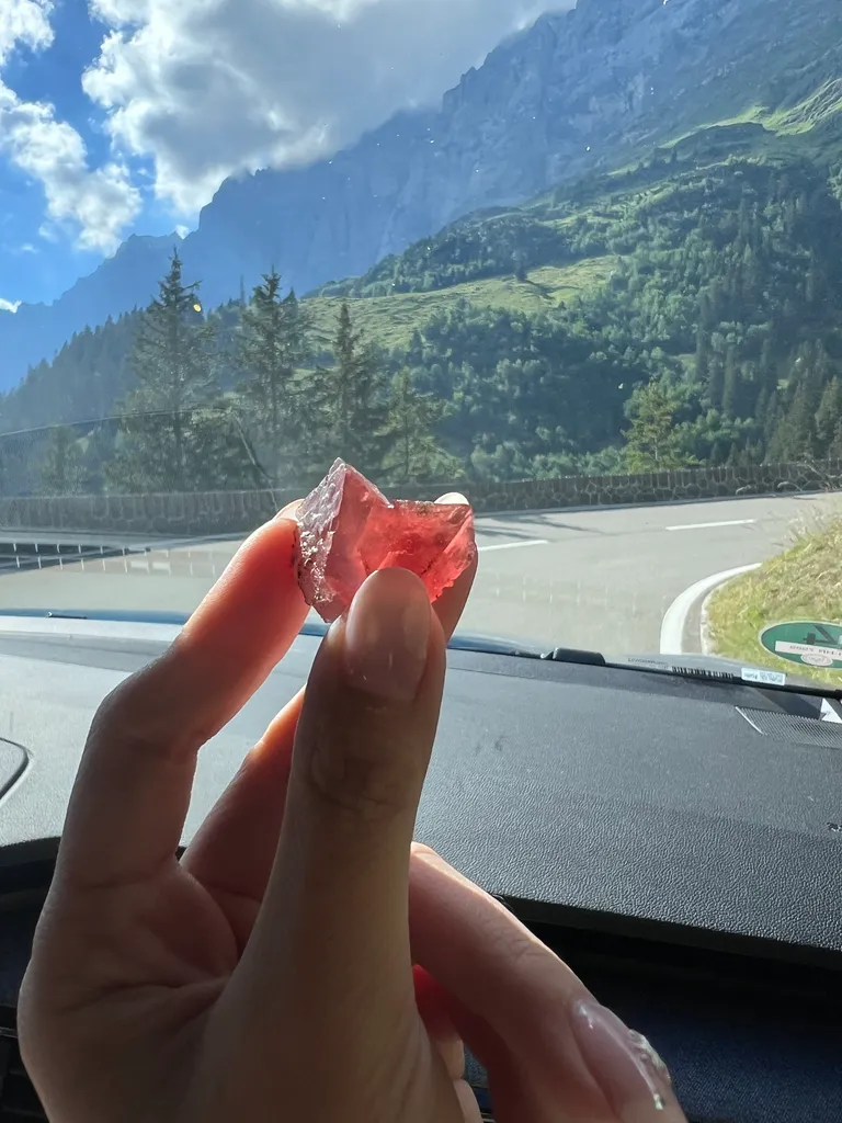 Premium Twin Octahedral Red Fluorite | Göscheneralp, Uri, Switzerland - image 4