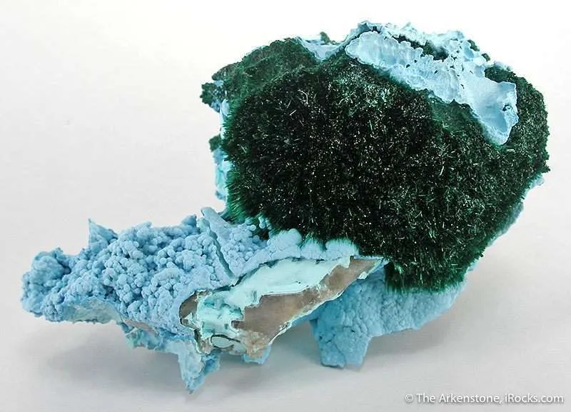 Primary Malachite on Chrysocolla image