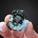 Primary Malachite on Chrysocolla on Malachite - image 2