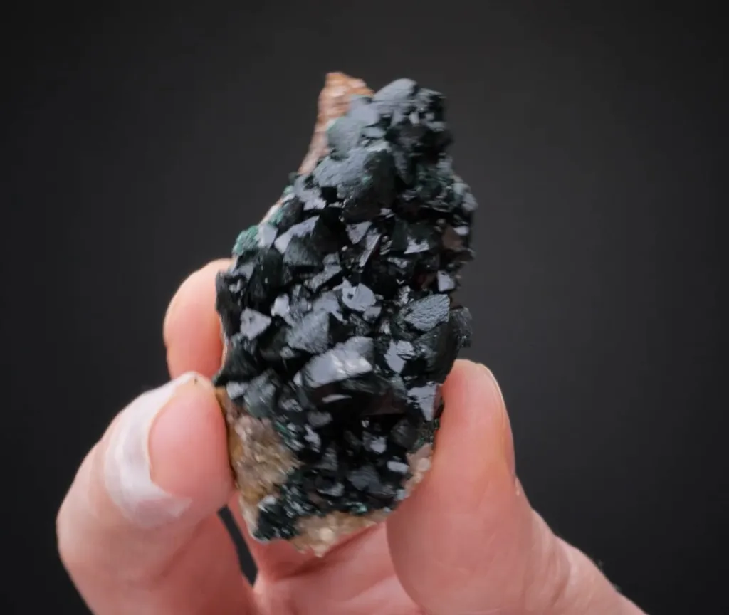 Primary Malachite on Quartz - image 2