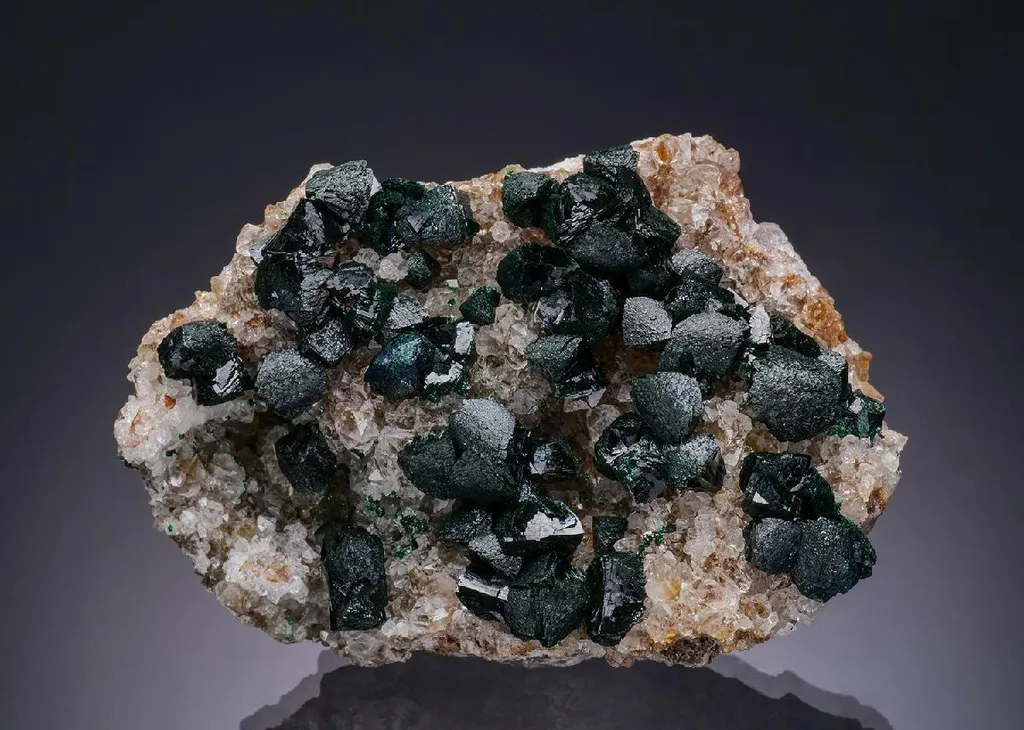 Primary Malachite on Quartz image