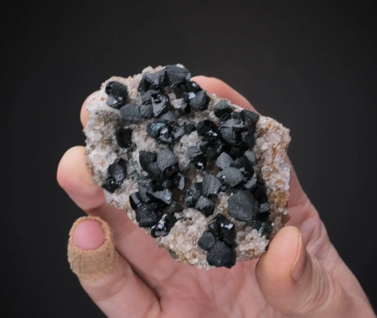 Primary Malachite on Quartz - image 2