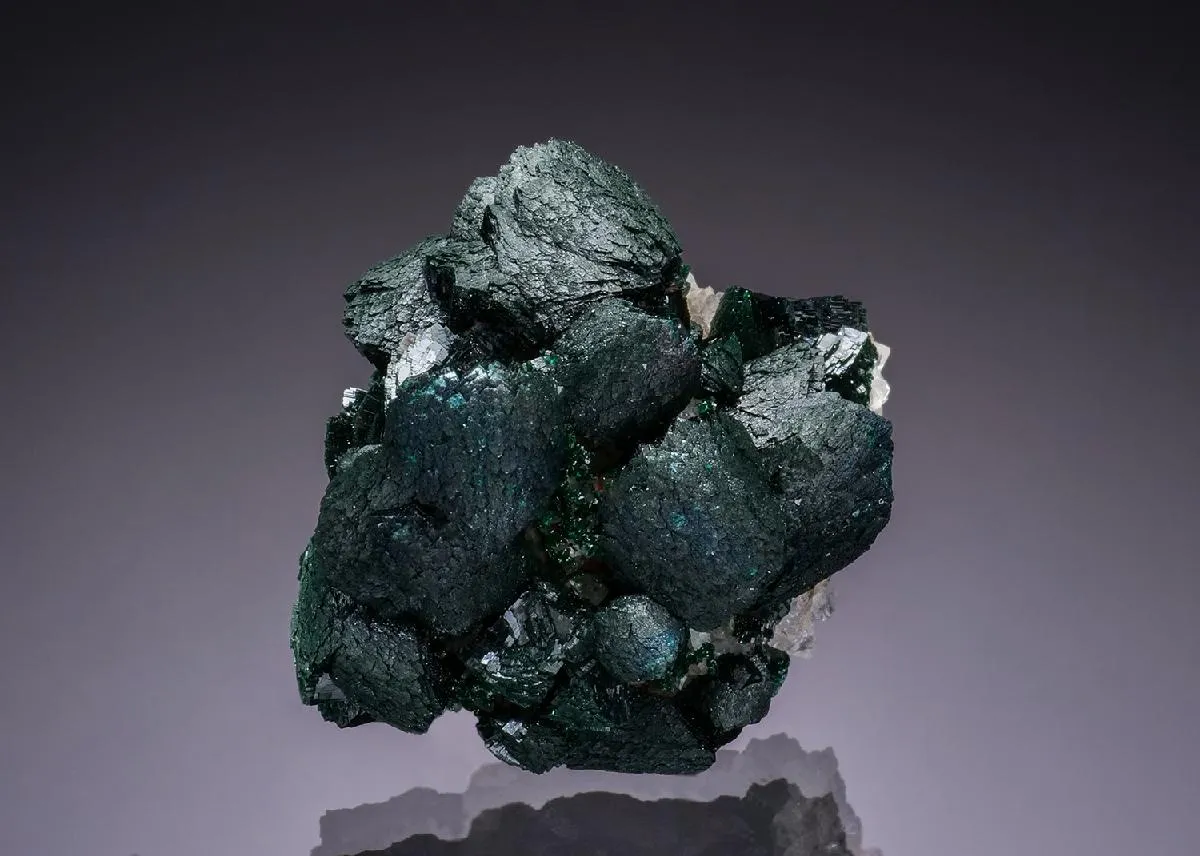 Primary Malachite on Quartz - image 1