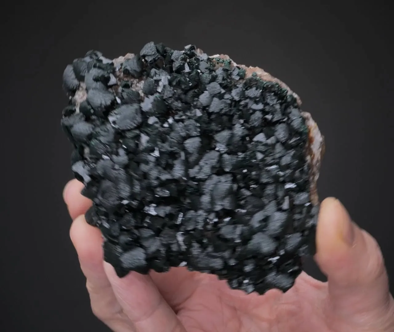 Primary Malachite on Quartz - image 2