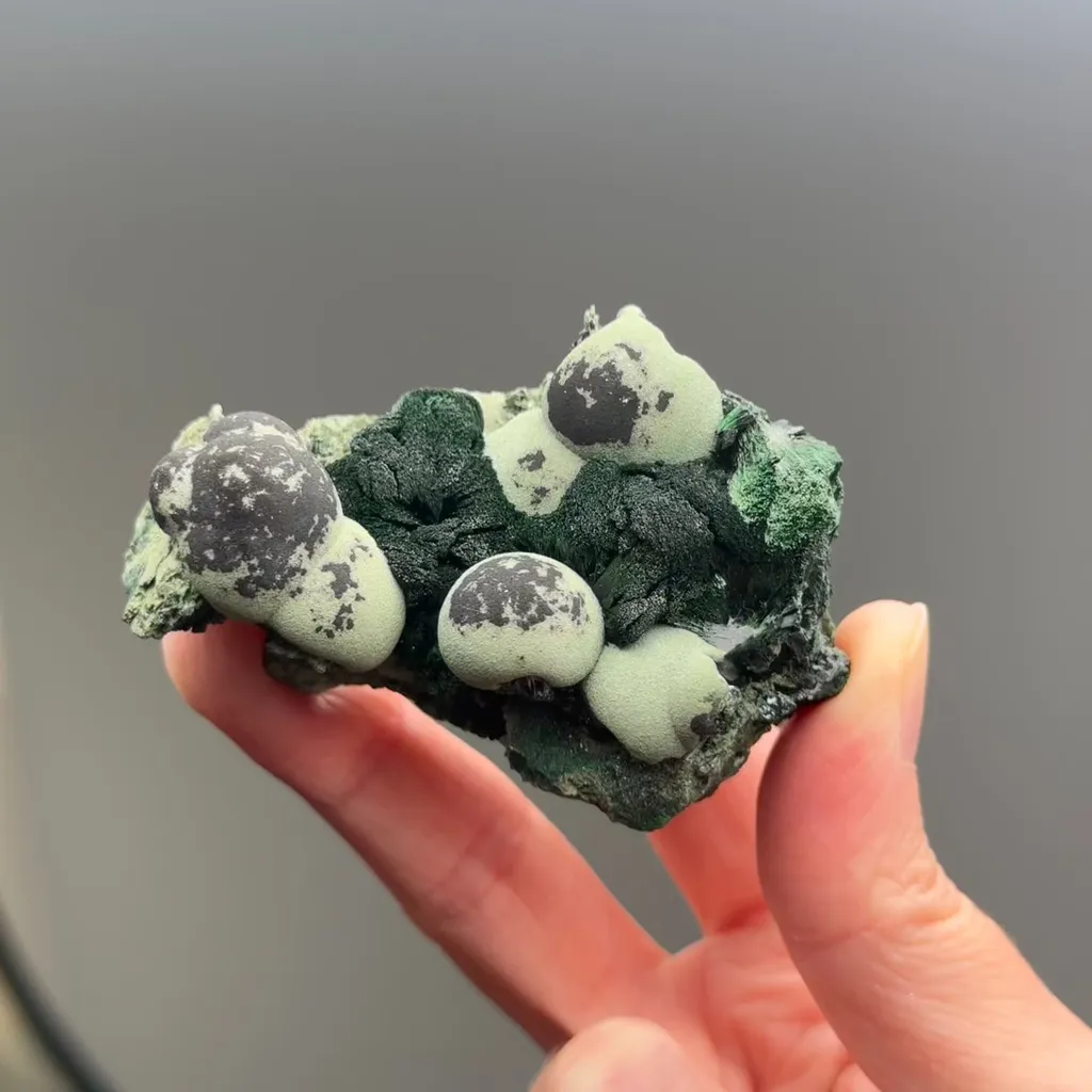 Primary Malachite with Kolwezite image