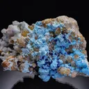 PROSOPITE with Creedite and Azurite on Quartz - image 1