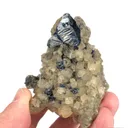 Proustite and Calcite - image 2