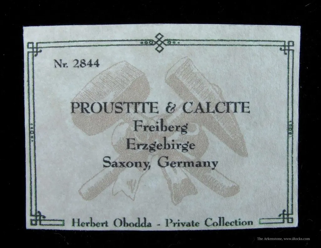 Proustite and Calcite - image 6