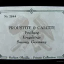 Proustite and Calcite - image 6
