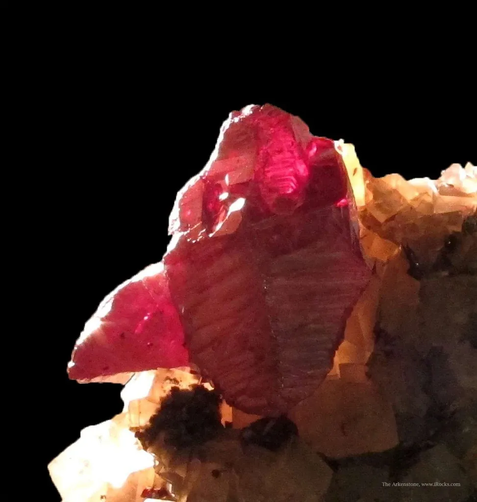 Proustite and Calcite - image 4