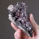 Proustite and Sternbergite on NATIVE Arsenic - image 2