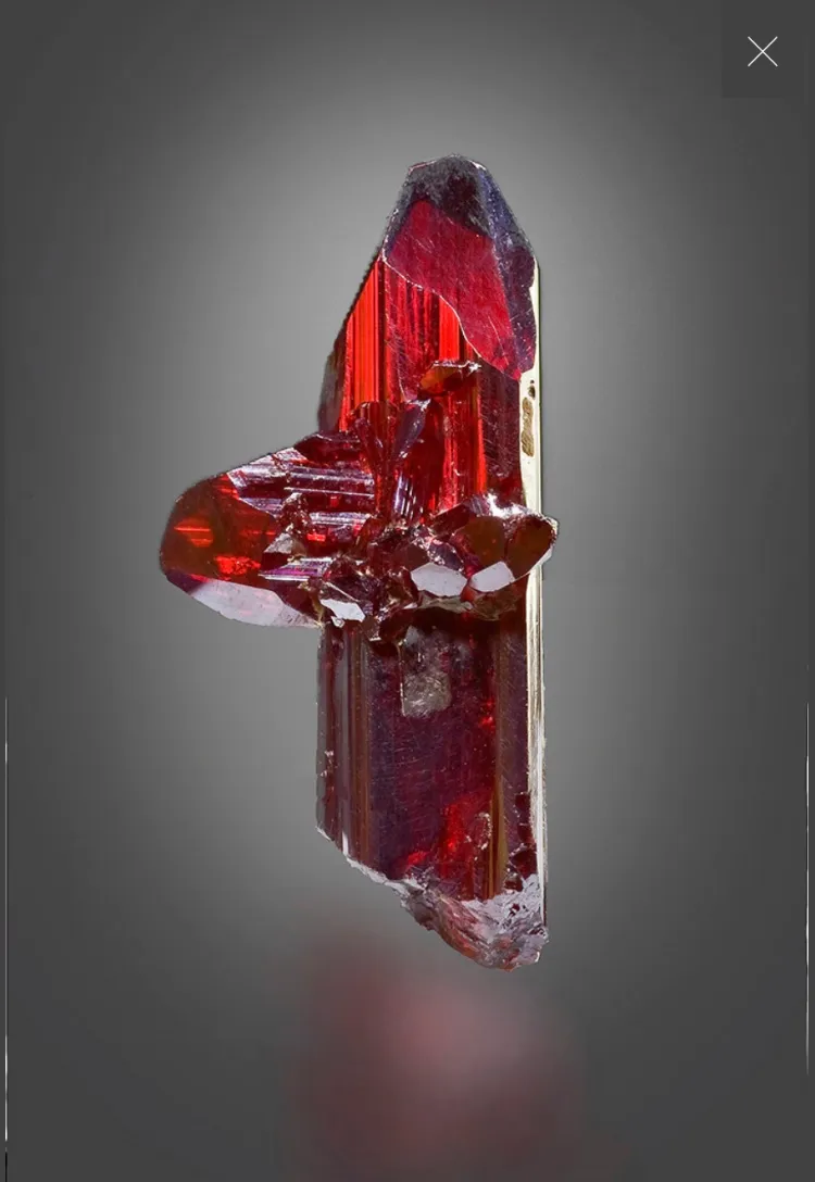 Proustite from Chanarcillo ex. Ralph Clark - image 2