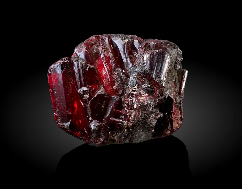 Proustite from Chile, Atacama, Chañarcillo Mining District image