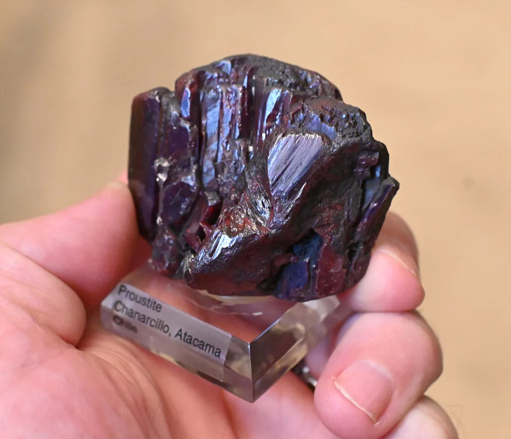 Proustite from Chile, Atacama, Chañarcillo Mining District - image 5