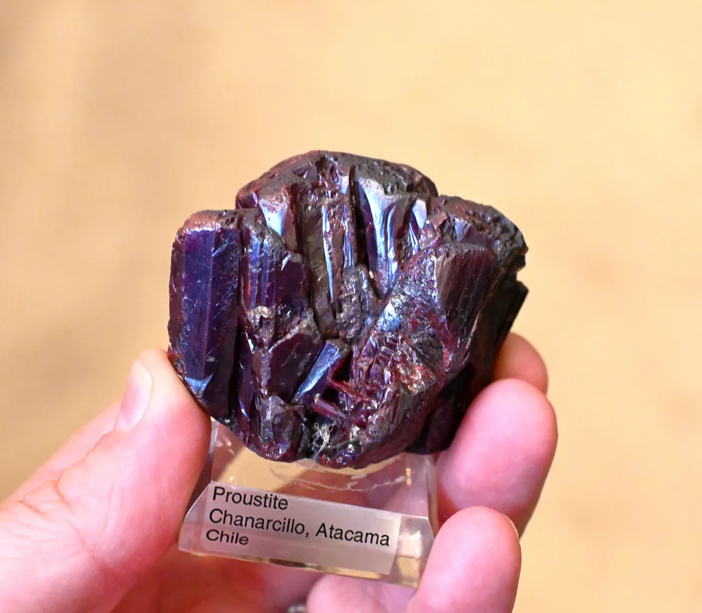 Proustite from Chile, Atacama, Chañarcillo Mining District - image 3