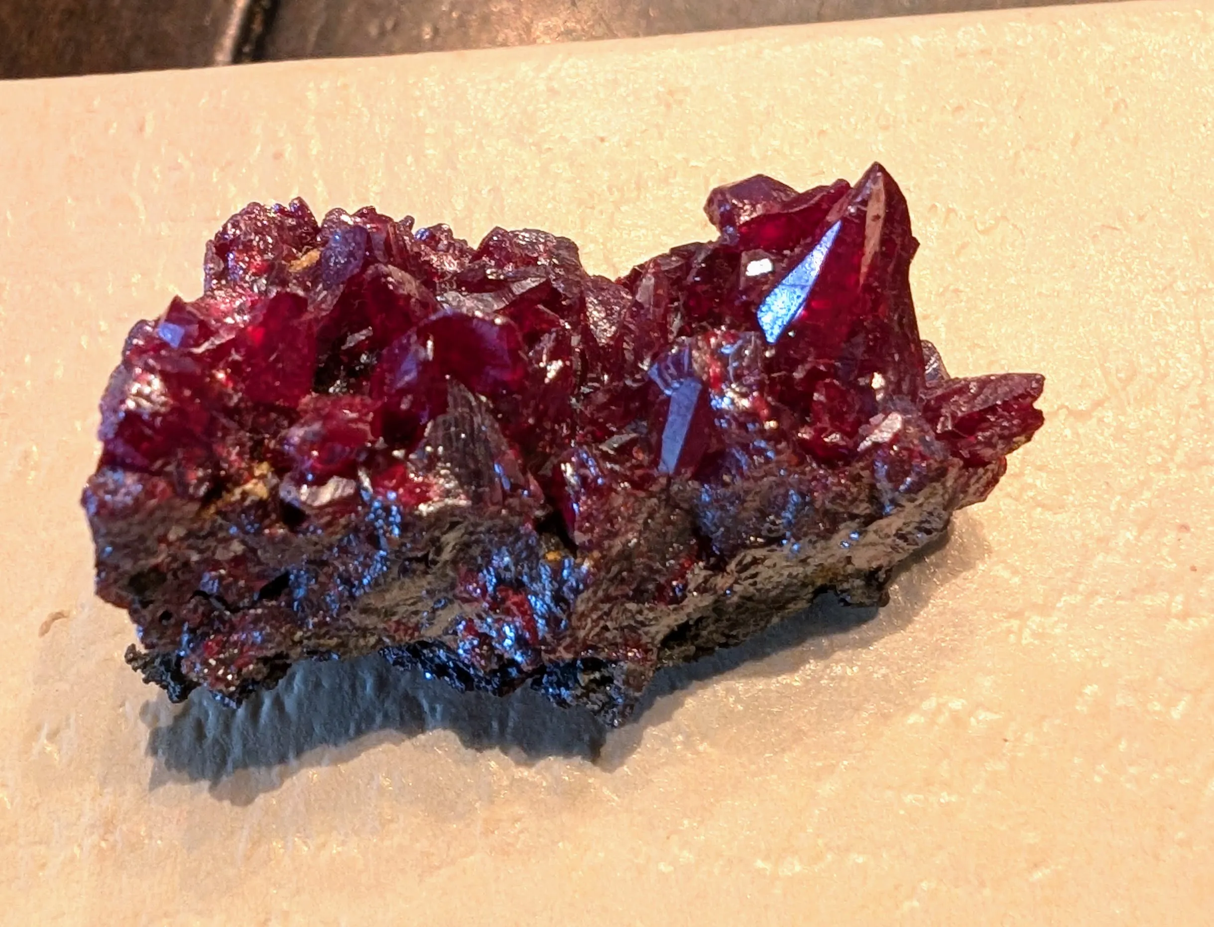 Proustite from Chile, Atacama, Copiapó Province, Copiapó, Chañarcillo Mining District - image 1