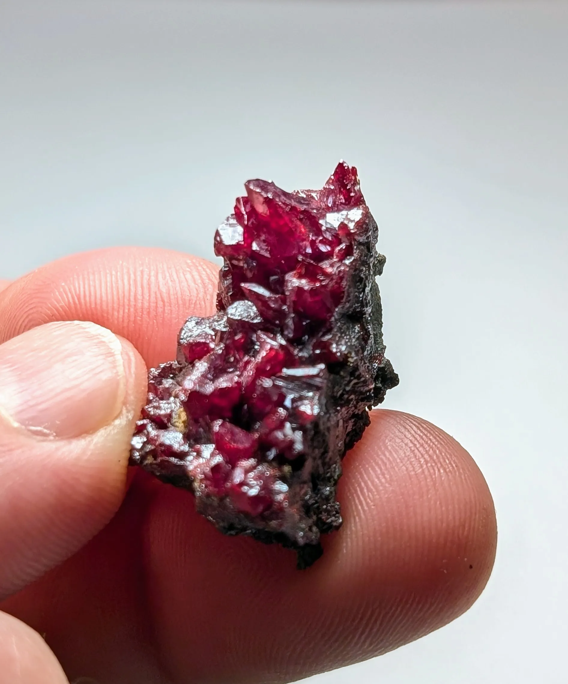 Proustite from Chile, Atacama, Copiapó Province, Copiapó, Chañarcillo Mining District - image 4